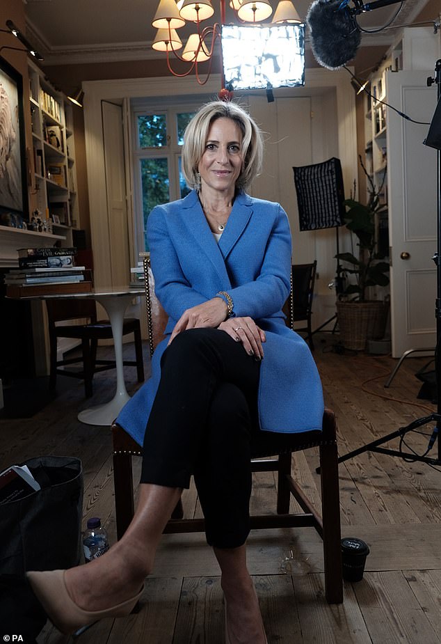 The producers of A Very Royal Scandal fear that the Netflix film, which has widely conquered Amazon, has satiated interest in the banished duke. In the photo: Emily Maitlis.