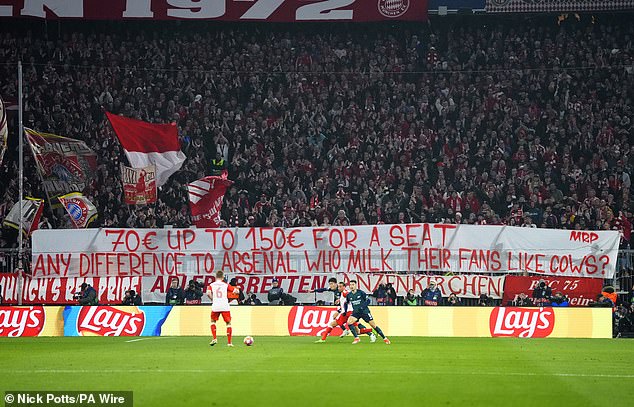 Bayern Munich fans won't soon forget their recent fan ban, after putting up a banner during the match that read: 