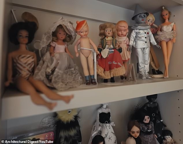 She said lovingly, 'Okay, so these are the dolls.  I am madly obsessed with them, in love with them.