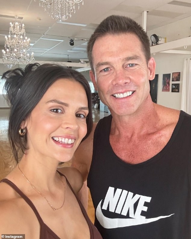 This year's DWTS cast is currently in rehearsal and the show will premiere on Channel Seven later this year. Pictured: Siobhan and Ben.