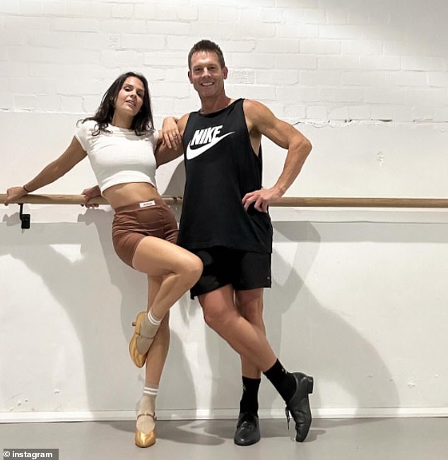 Cousins, who has been rebuilding his life in recent years after a fall from grace, announced that he would appear in the competitive dance show earlier this year. Her pictured with her dance partner Siobhan Power.