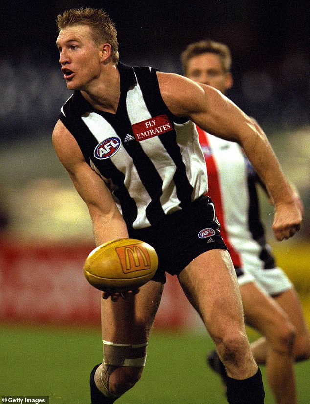 Buckley is a Collingwood legend and played for the Magpies from 1994 to 2007.