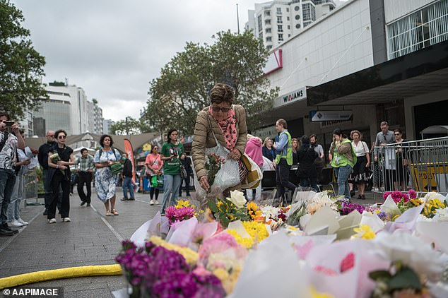 Bondi Junction's Oxford Street shopping center has become a sea of ​​tributes to the victims of the Westfield stabbing.