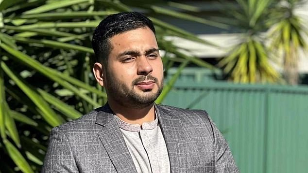 Muhammad Taha (pictured above), from Pakistan, was patrolling the fourth floor of Westfield Bondi Junction on Saturday afternoon when Joel Cauchi began stabbing random strangers.  He now fights to stay in Australia.