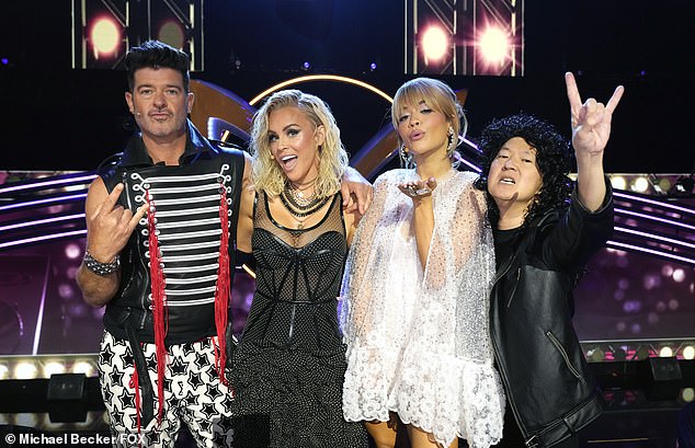 Robin Thicke, Jenny McCarthy, Rita Ora and Ken Jeong dressed up for Queen Night