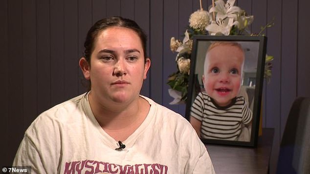 Perth woman Madison Dansey (pictured) said doctors did not take her fears about baby Louis' worsening health conditions, such as seizures, seriously until it was too late.