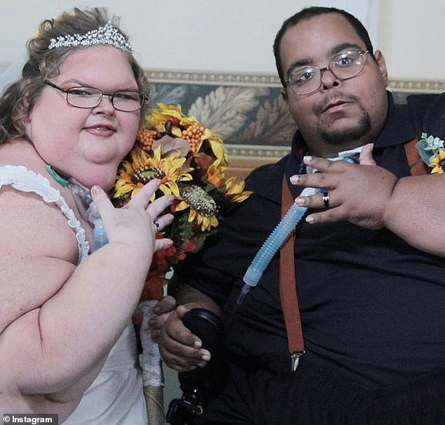 Tammy married Caleb in November 2022 at the Ohio rehab center where they met.