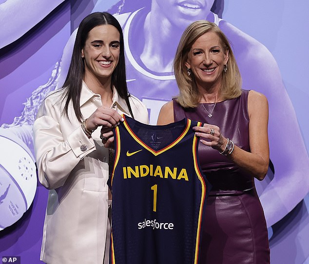 Clark was selected by the Indiana Fever with the first overall pick in the 2024 WNBA Draft.