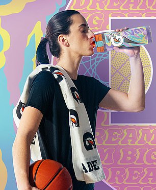 The basketball star also has a deal with Gatorade.