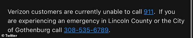 1713448154 925 The 911 outage in Nevada South Dakota Texas and Nebraska