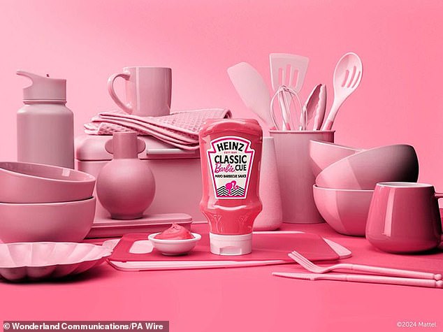 The sauce follows last year's continuing Barbiecore trend, with Heinz teasing his fans about whether this dream condiment concoction should come true.