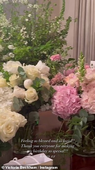 The flower arrangements were beautiful.
