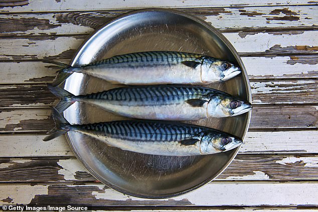 Mackerel is an example of a lean protein that dietitians recommend in the Mediterranean diet.