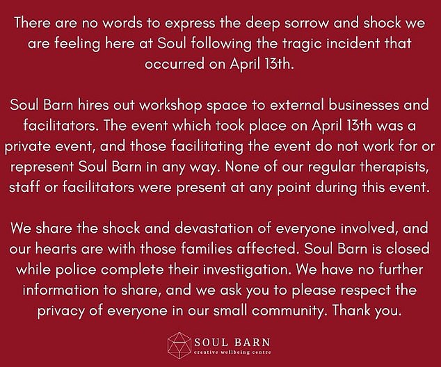 This statement from Soul Barn resulted in a storm of hate directed at its owner.