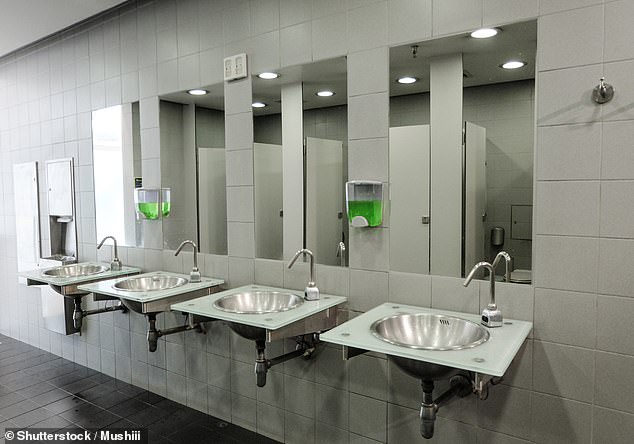 Parents have claimed female students are now afraid to enter the unisex block after students urinated on toilet seats and sanitary bins (file image)