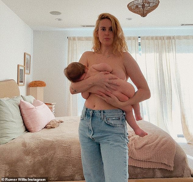 1713467476 351 Rumer Willis daughter turns 1 Star shares sweet snaps with