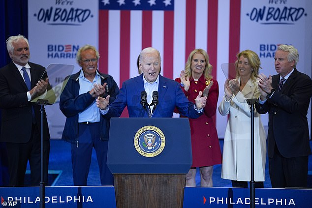 President Joe Biden immersed himself in the Kennedy family's history Wednesday as he received their endorsement.