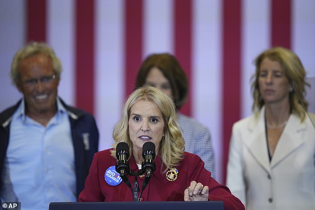 'The best path forward for America is to re-elect Joe Biden and Kamala Harris, for four more years,' Kerry Kennedy said at an event with Biden in Philadelphia