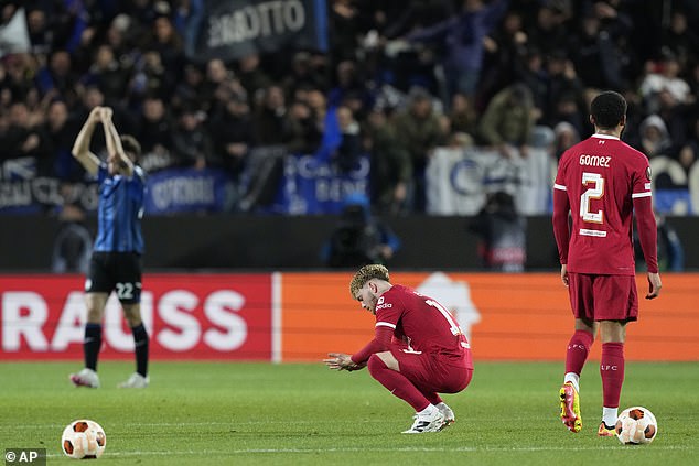Harvey Elliott took a full-time squat after Liverpool's narrow victory proved insufficient.