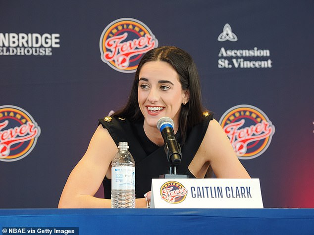 Clark has had to deal with a lot of strange comments following this week's WNBA Draft, including during her introductory press conference Wednesday afternoon.
