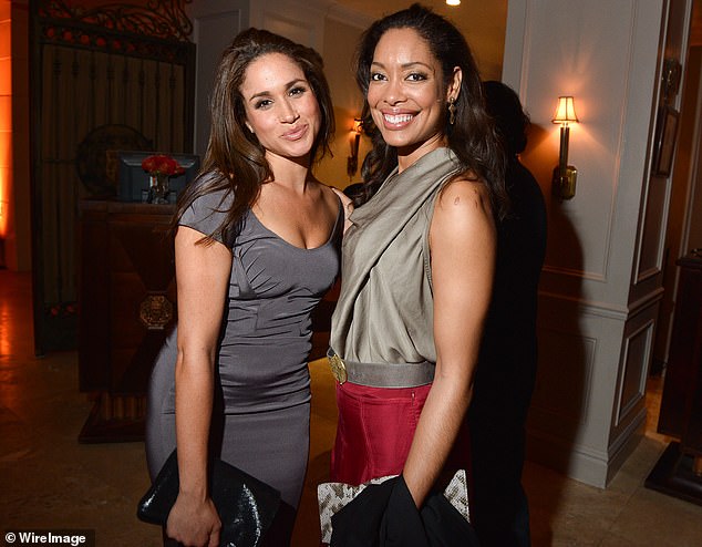 Gina Torres (pictured with Meghan in September 2011) recently claimed that no one on the show yet has the duchess's contact details.
