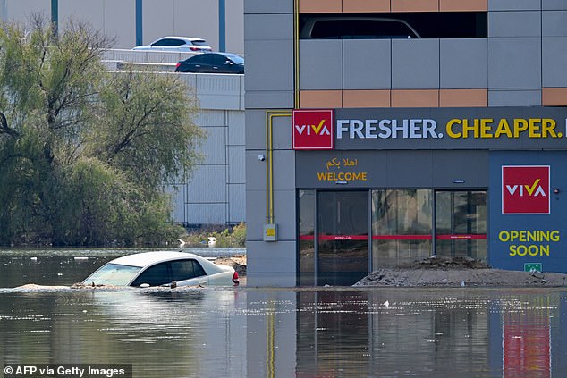 Heavy flooding has also affected businesses and buildings.