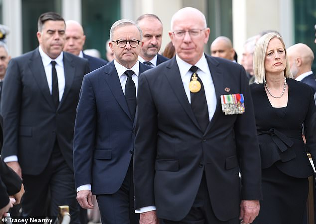 Mostyn will replace Governor General David Hurley (front) on July 1