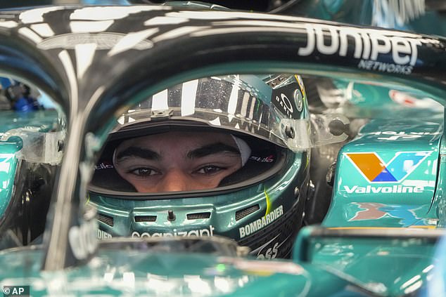 Aston Martin's Lance Stroll was the surprise name at the top of the standings in the only free practice session for this weekend's Chinese Grand Prix.