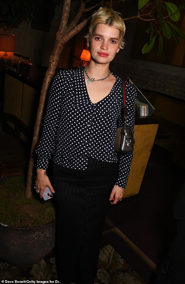 Pixie Geldof was also seen at the stunning affair as she looked lovely in a black and white polka dot shirt which she paired with black pants.