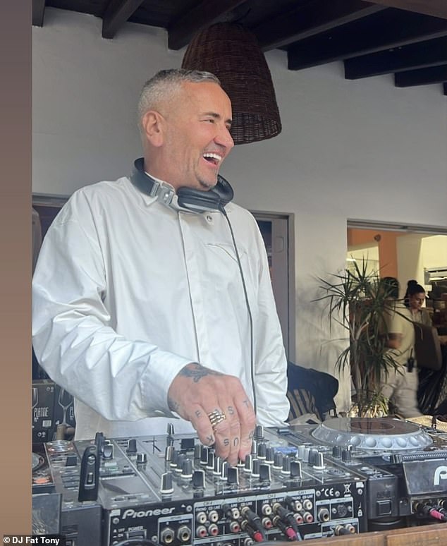 Popular DJ Fat Tony kept the party going after the nuptials.