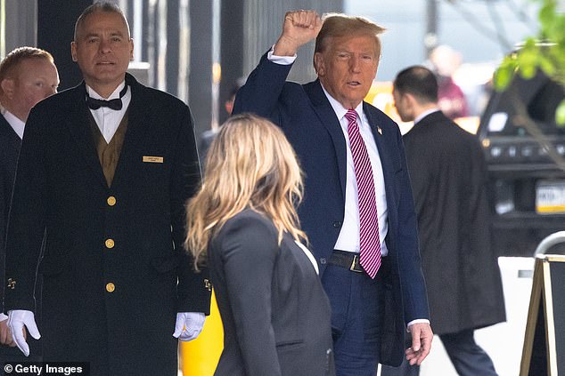 The former president, 77, left Trump Tower with his communications staff and boarded a motorcade in preparation for the last part of the grueling jury selection process.
