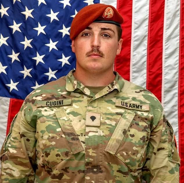The 28-year-old had previously served as a cavalry scout for the Pennsylvania Army National Guard.