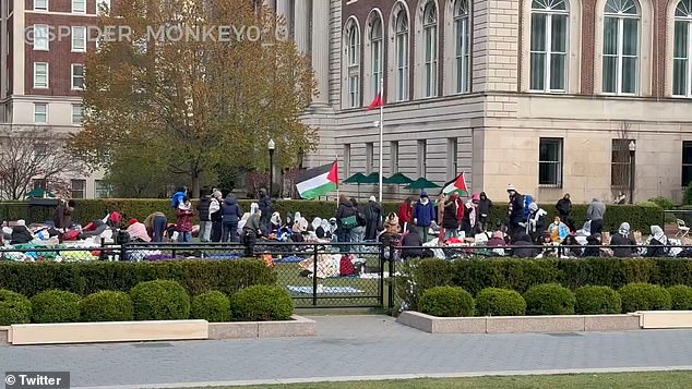 Ivy League College students rebuilt the pro-Palestinian camp Friday morning while vowing to resist being 