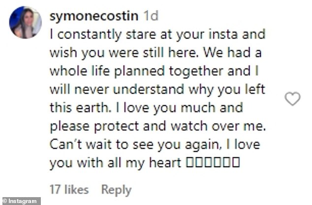 His latest Instagram post was flooded with tributes, including one from his apparent girlfriend.