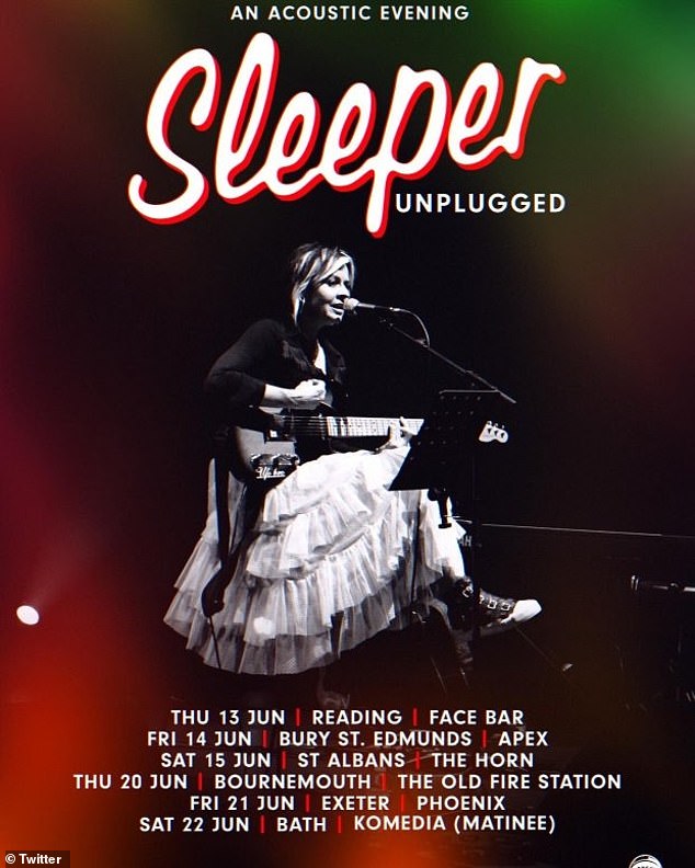 Sleeper Unplugged begins in Reading on June 13 with six shows before finishing in Bath on June 22.