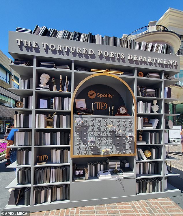 Criticism of the album began earlier this week when a pop-up promotional 'library installation' appeared in Los Angeles.