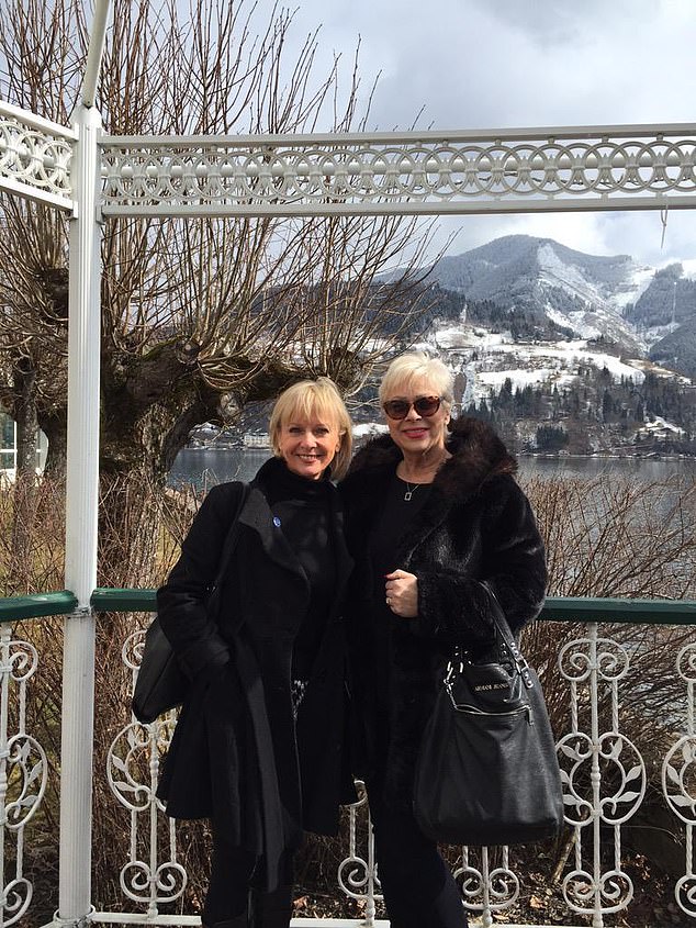 Matt Healy's aunt, Debbie Dedes (left, with Matt's famous mother, Denise Welch), said Healy probably won't be surprised by the fact that he appears to be referenced on the new album.