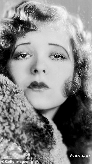 Clara (pictured), one of the reigning movie stars of the 1920s, is perhaps best known for her 1927 film It, which popularized the term 'It Girl'.