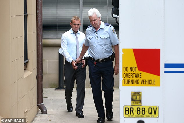 Kieran Loveridge (left) was released from prison on Friday after the New South Wales State Parole Authority found there would be a 