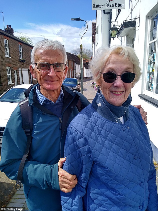 Carole, 81, and Colin Troote, 84, (pictured) said they were in favor of children going to pubs, as long as they behaved.