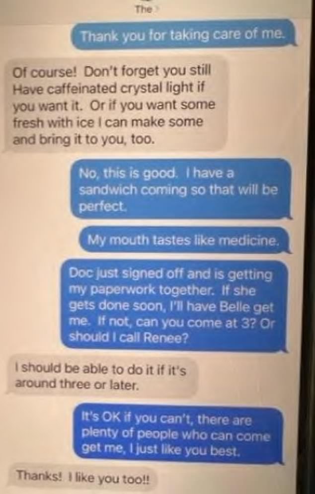 Text messages exchanged between the couple show Craig apparently feigning concern for his wife, even as she lay hospitalized, scared and dying, suffering from symptoms of the poison he gave her.