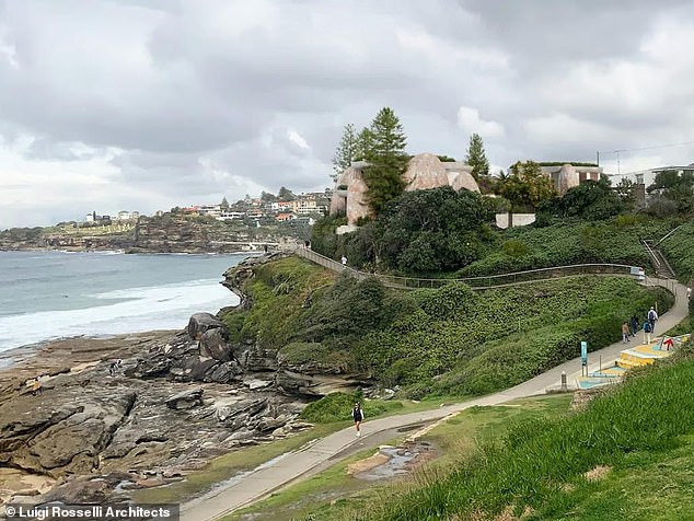 The new home overlooking Tamarama Beach is expected to be completed in 2026.