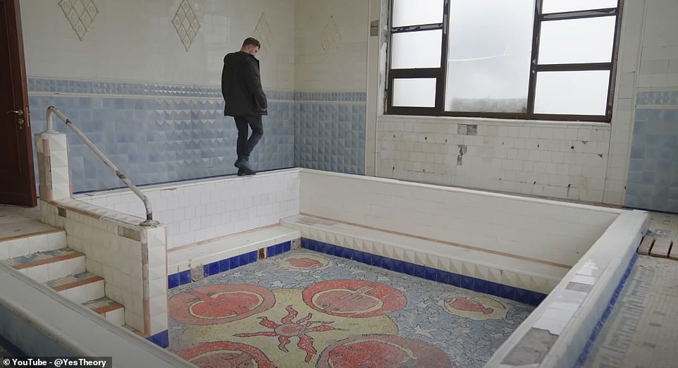 A private bathroom built for Stalin, which he only used once before his death in 1953.