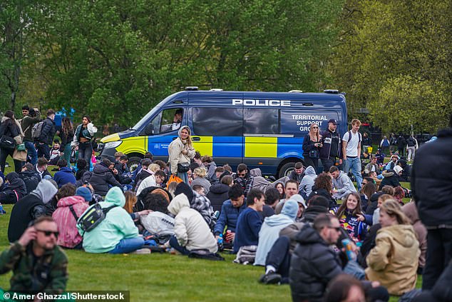 London's Hyde Park has become a popular destination for 420 people as thousands of smokers descend on them to light up a joint, often in full view of police.