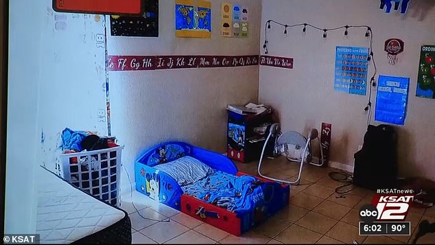 But jurors saw through her facade and took just under an hour to unanimously convict her. Pictured: Benjamin's bedroom area.