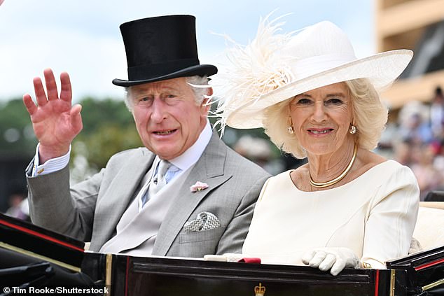 The five-day meeting, held in June, was such a favorite of the late Queen that she only missed one Ascot during her 70-year reign.  In the photo: The king and queen Camilla last year on the fifth day.