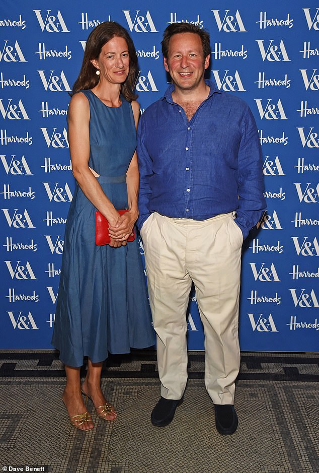 Vaizey has been married to lawyer Alexandra Mary-Jane Holland for 19 years.  Pictured together in 2017