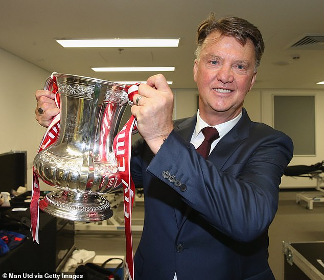 But Louis van Gaal was mercilessly sacked just minutes after lifting the trophy at Wembley.