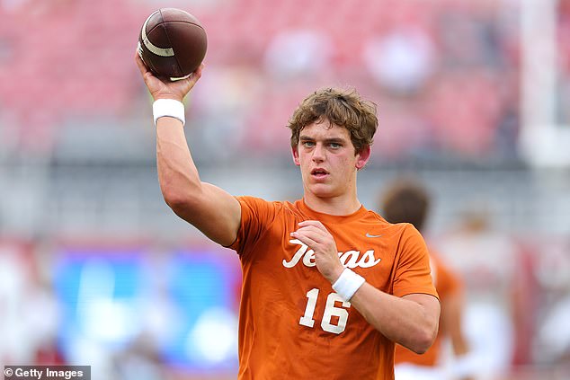 The freshman decided to stay at Texas despite still being the second option at quarterback.
