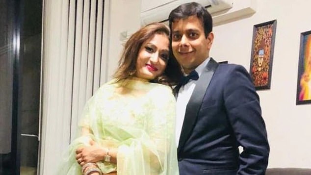 He and several companies owned by him and his wife, Nikita Patel Sharma (left), have been banned from providing NDIS services or managing NDIS funds.